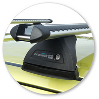 Prorack Black 2 Bar Heavy Duty Through Bar kit to suit Suzuki Swift 5dr Hatch (2/2011 - 2017)