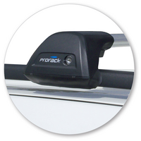 Prorack Black 2 Bar Aero Flush Bar kit to suit Dodge Journey 5dr SUV (2008 - 2017)