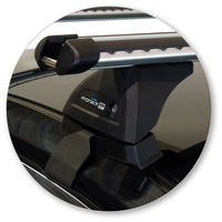 Prorack Silver 2 Bar Heavy Duty Through Bar kit to suit Nissan Altima 4dr Sedan (2013 - Current)