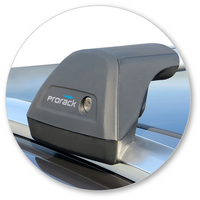 Prorack Black 2 Bar Aero Flush Bar kit to suit Porsche Macan 5dr SUV (2014 - Current)