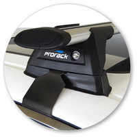 Prorack Black 2 Bar Aero Through Bar kit to suit Lexus GS 4dr Sedan (2012 - 2020)