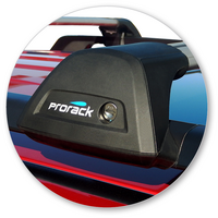 Prorack Silver 2 Bar Aero Flush Bar kit to suit Mitsubishi Pajero SWB 3dr SUV (2006 - Current)