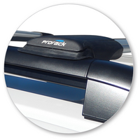 Prorack Silver 2 Bar Aero Rail Bar kit to suit Volkswagen Caddy Mobility 5dr MPV (2010 - 2020)