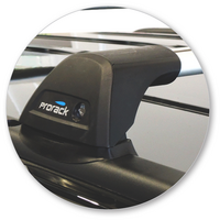 Prorack Black 2 Bar Aero Flush Bar kit to suit Jeep Grand Cherokee WK2 SRT-8 / Blackhawk 5dr SUV (2012 - 12/2021)