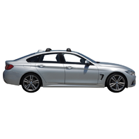 Yakima Black 2 Bar Roof Rack - BMW 4 Series Gran Coupe 4dr Coupe 1/14 - 7/17 (S25Y &amp; K571)