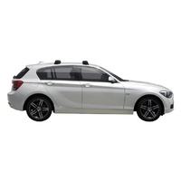Yakima Black 2 Bar Roof Rack - BMW 1 Series F20 5dr Hatch 1/11 - 7/19 (S16Y &amp; K380)