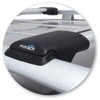 Prorack Silver 2 Bar Aero Rail Bar kit to suit SsangYong Rexton 5dr SUV (2012 - 2017)