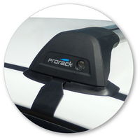 Prorack Silver 2 Bar Aero Flush Bar kit to suit Ford Falcon FG X 4dr Sedan (12/2014 - 2016)