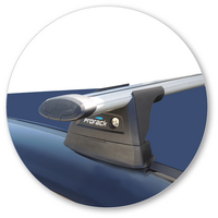 Prorack Black 2 Bar Aero Through Bar kit to suit Kia Pro Ceed GT 3dr Hatch (2014 - Current)