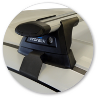 Prorack Silver 2 Bar Aero Through Bar kit to suit Honda HR-V 5dr SUV (2015 - 5/2022)