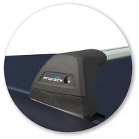 Prorack Silver 2 Bar Aero Flush Bar kit to suit Mazda CX-3 5dr SUV (2015 - Current)