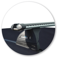 Prorack Silver 2 Bar Heavy Duty Through Bar kit to suit Mazda CX-3 5dr SUV (2015 - Current)