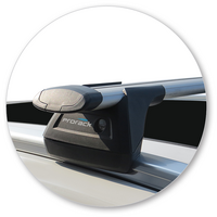 Prorack Silver 2 Bar Aero Through Bar kit to suit Suzuki Vitara 5dr SUV (2016 - Current)