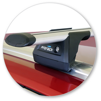 Prorack Black 2 Bar Aero Through Bar kit to suit Lexus NX 5dr SUV (2015 - 2021)