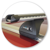 Prorack Black 2 Bar Heavy Duty Through Bar kit to suit Lexus NX 5dr SUV (2015 - 2021)