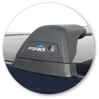 Prorack Silver 2 Bar Aero Flush Bar kit to suit Subaru Legacy 5dr Wagon (2013 - Current)