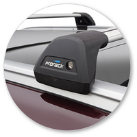 Prorack Silver 2 Bar Aero Flush Bar kit to suit Kia Sorento 5dr SUV (2015 - 7/2020)