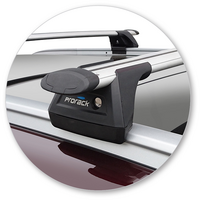 Prorack Black 2 Bar Aero Through Bar kit to suit Kia Sorento 5dr SUV (2015 - 7/2020)