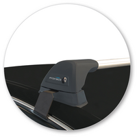 Prorack Black 2 Bar Aero Flush Bar kit to suit Audi A8/S8 4dr Sedan (2010 - 2018)