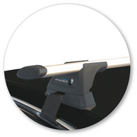 Prorack Silver 2 Bar Aero Through Bar kit to suit Audi A8/S8 4dr Sedan (2010 - 2018)