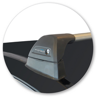 Prorack Silver 2 Bar Aero Flush Bar kit to suit Mercedes-Benz S-Class W222 4dr Sedan (2014 - 2020)