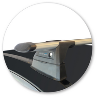 Prorack Silver 2 Bar Aero Through Bar kit to suit Mercedes-Benz S-Class W222 4dr Sedan (2014 - 2020)