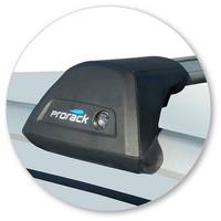 Prorack Silver 2 Bar Aero Flush Bar kit to suit Subaru Forester 5dr SUV (2015 - 9/2018)