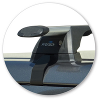 Prorack Silver 2 Bar Aero Through Bar kit to suit Nissan Cube Z11 5dr MPV (2002 - 2008)