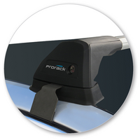 Prorack Black 2 Bar Aero Flush Bar kit to suit Skoda Superb 5dr Hatch (2015 - Current)