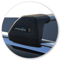 Prorack Silver 2 Bar Aero Flush Bar kit to suit Volvo XC90 5dr SUV (2015 - Current)