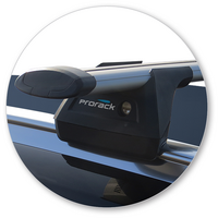 Prorack Silver 2 Bar Aero Through Bar kit to suit Volvo XC90 5dr SUV (2015 - Current)