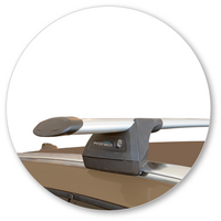 Prorack Black 2 Bar Aero Through Bar kit to suit Volvo V60 CC 5dr Wagon (2015 - 2018)