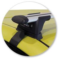 Prorack Silver 2 Bar Aero Through Bar kit to suit Toyota Corolla 5dr Hatch (2013 - 7/2018)