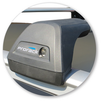 Prorack Black 2 Bar Aero Flush Bar kit to suit SsangYong Tivoli 5dr SUV (2015 - Current)