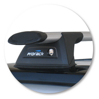 Prorack Black 2 Bar Aero Through Bar kit to suit Suzuki Grand Vitara 5dr SUV (2013 - Current)