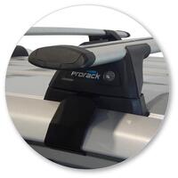 Prorack Silver 2 Bar Aero Through Bar kit to suit Nissan Navara NP300 (D23) King Cab 4dr Ute (2015 - Current)