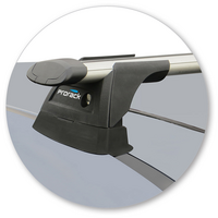 Prorack Black 2 Bar Aero Through Bar kit to suit Subaru Levorg 5dr Wagon (6/2016 - Current)