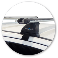 Prorack Silver 2 Bar Heavy Duty Through Bar kit to suit Mazda BT-50 Freestyle Cab 4dr Ute (11/2011 - 8/2015)