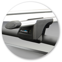 Prorack Silver 2 Bar Aero Through Bar kit to suit Mercedes-Benz Valente 5dr Van (2014 - Current)