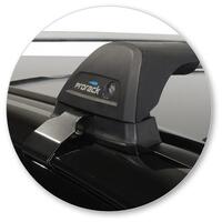 Prorack Silver 2 Bar Aero Flush Bar kit to suit Toyota Fortuner GX 5dr SUV (2016 - Current)