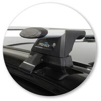 Prorack Silver 2 Bar Aero Through Bar kit to suit Toyota Fortuner GX 5dr SUV (2016 - Current)