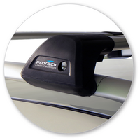 Prorack Silver 2 Bar Aero Flush Bar kit to suit Infiniti QX70 5dr SUV (2013 - Current)