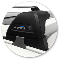 Prorack Silver 2 Bar Aero Flush Bar kit to suit Toyota Alphard 5dr MPV (2002 - 2008)
