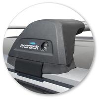 Prorack Silver 2 Bar Aero Flush Bar kit to suit Toyota Fortuner GXL/Limited 5dr SUV (2015 - Current)