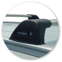 Prorack Silver 2 Bar Aero Flush Bar kit to suit Mitsubishi Pajero Sport 5dr SUV (10/2015 - Current)