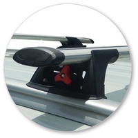 Yakima Black 2 Bar Roof Rack - Mitsubishi Pajero Sport  5dr SUV 12/15 - 2/20 (S16Y &amp; K683)