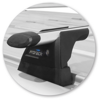 Prorack Black 2 Bar Aero Through Bar kit to suit Nissan NV350 Low Roof 5dr Van (2012 - Current)