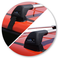 Prorack Silver 2 Bar Aero Flush Bar kit to suit Jeep Renegade Sport 5dr SUV (2016 - Current)