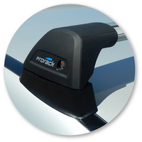 Prorack Black 2 Bar Aero Flush Bar kit to suit Mercedes-Benz A-Class 5dr Hatch (2016 - 2018)