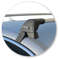 Prorack Silver 2 Bar Aero Flush Bar kit to suit Audi A4/S4/RS4 4dr Sedan (3/2016 - Current)